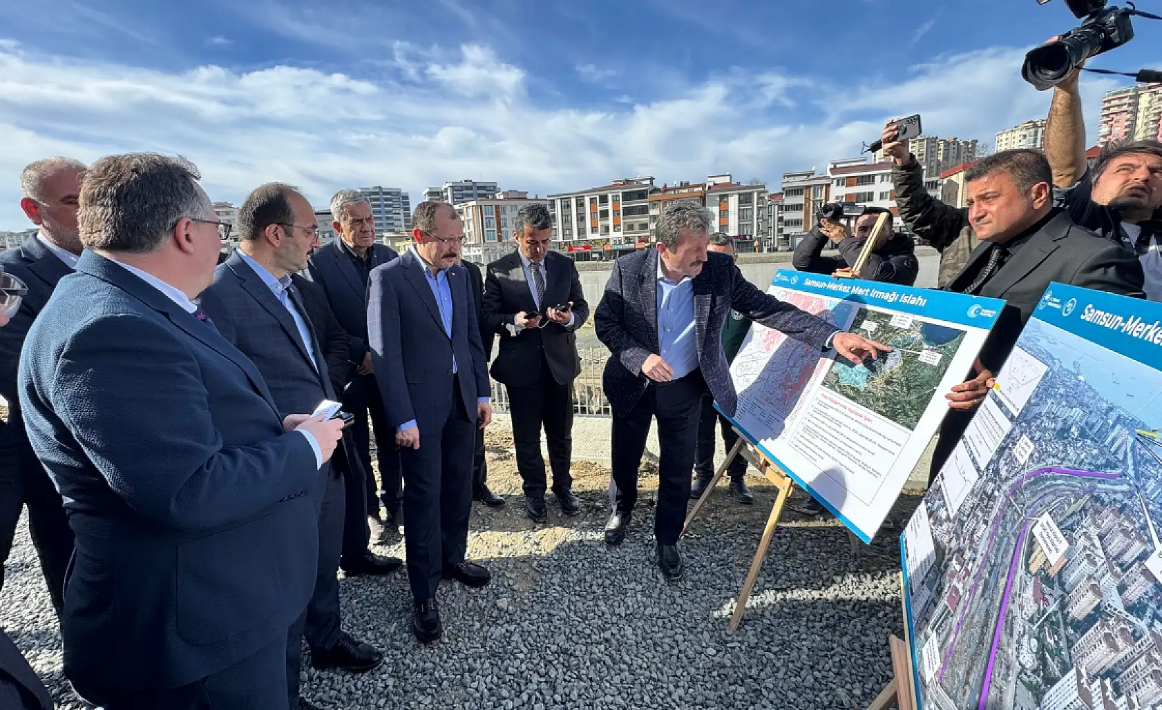 DSİ Genel Müdürü Balta Samsun'daki yatırımları inceledi