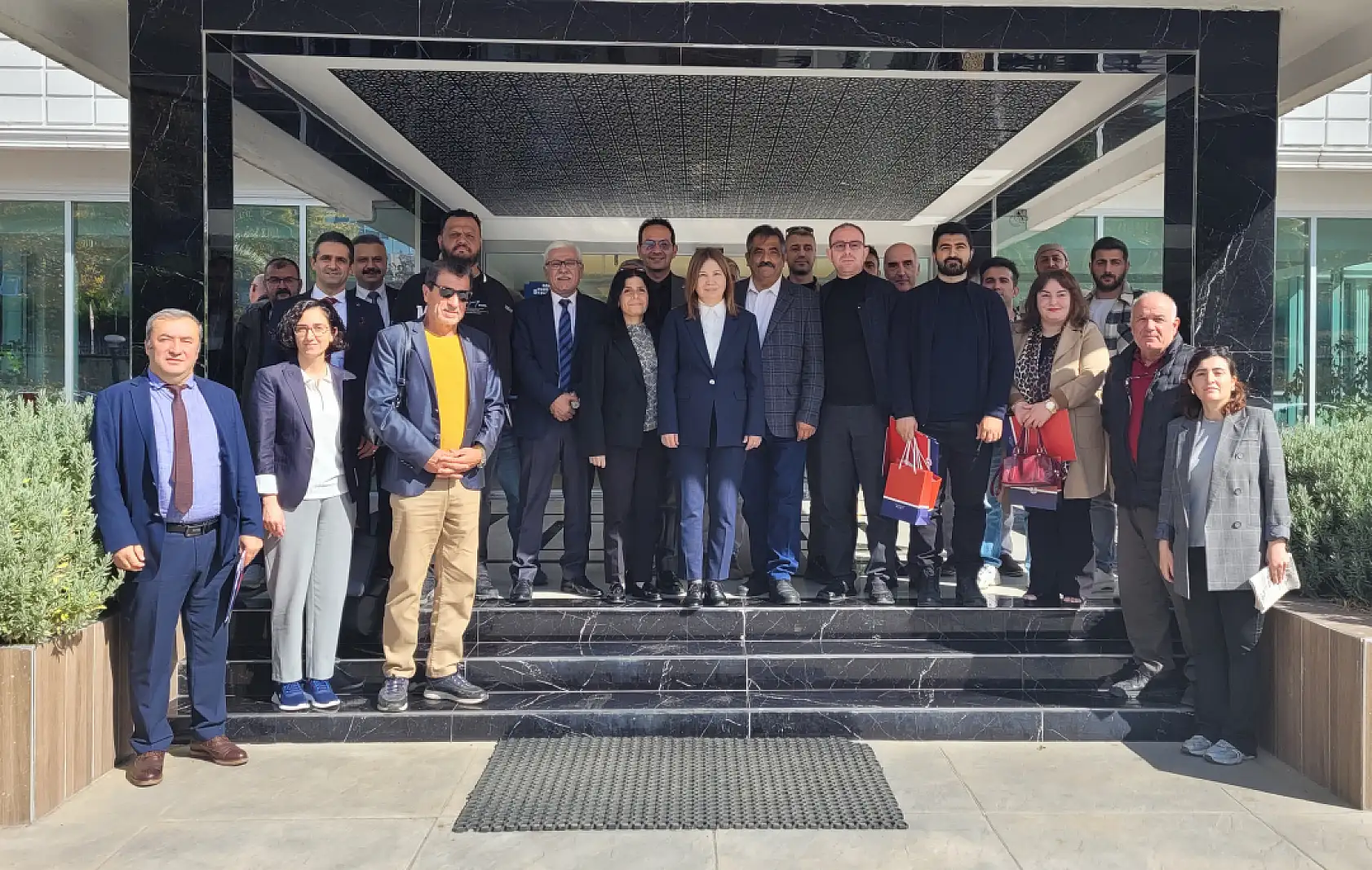 OMÜ Rektörü  Prof. Dr. Fatma Aydın basınla buluştu