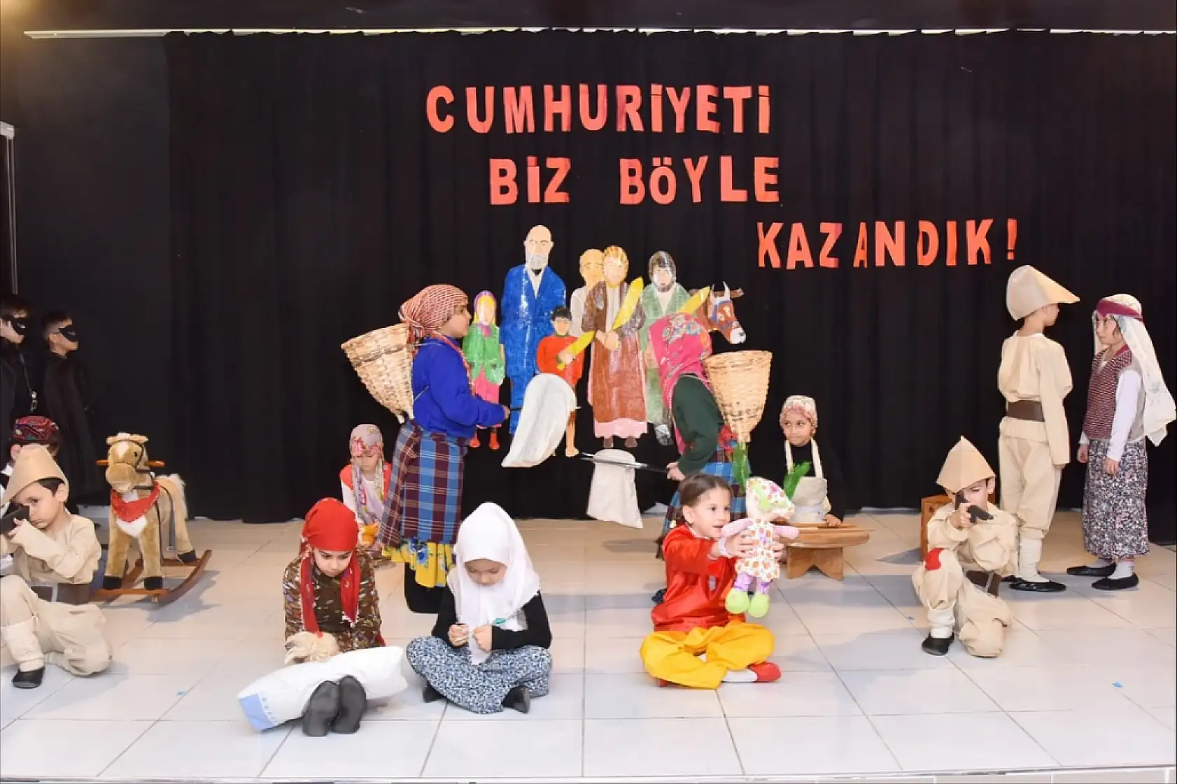 Tekkeköy'de Cumhuriyet coşkusu  kutlandı