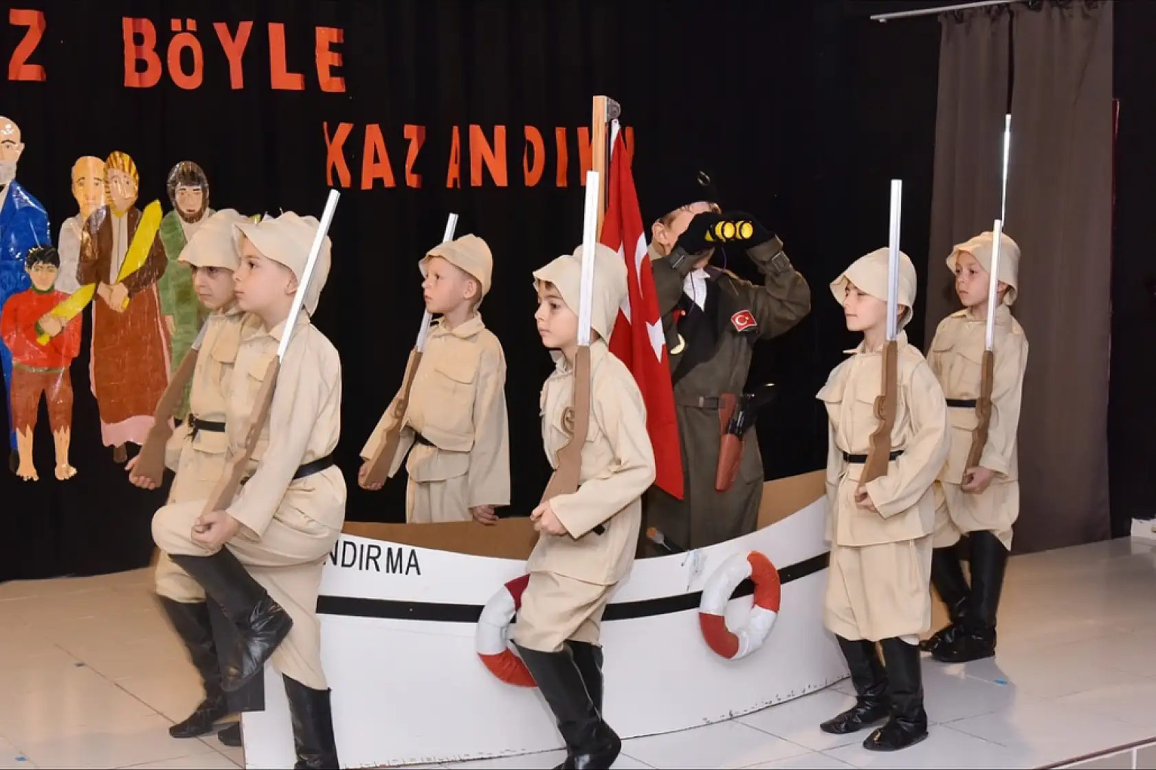 Tekkeköy'de Cumhuriyet coşkusu  kutlandı