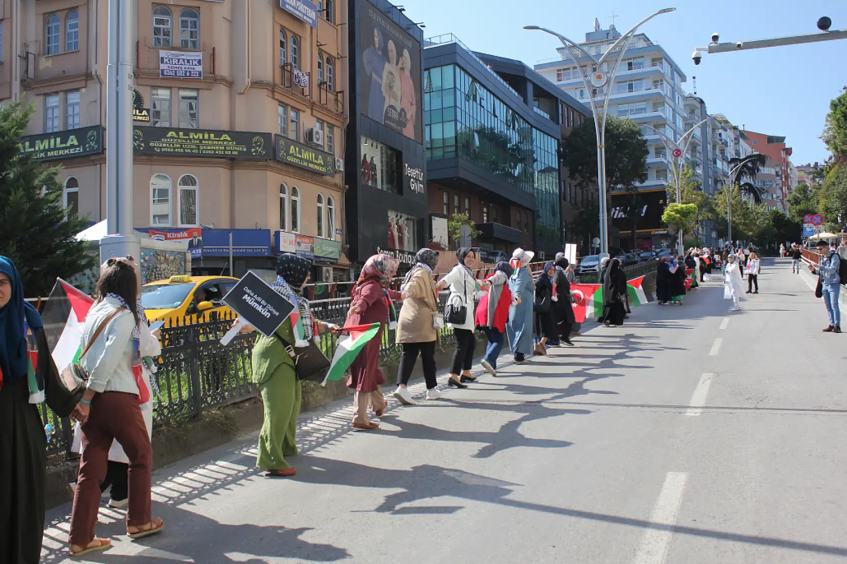 Gazze'nin Sesi Samsun'dan Yükseldi