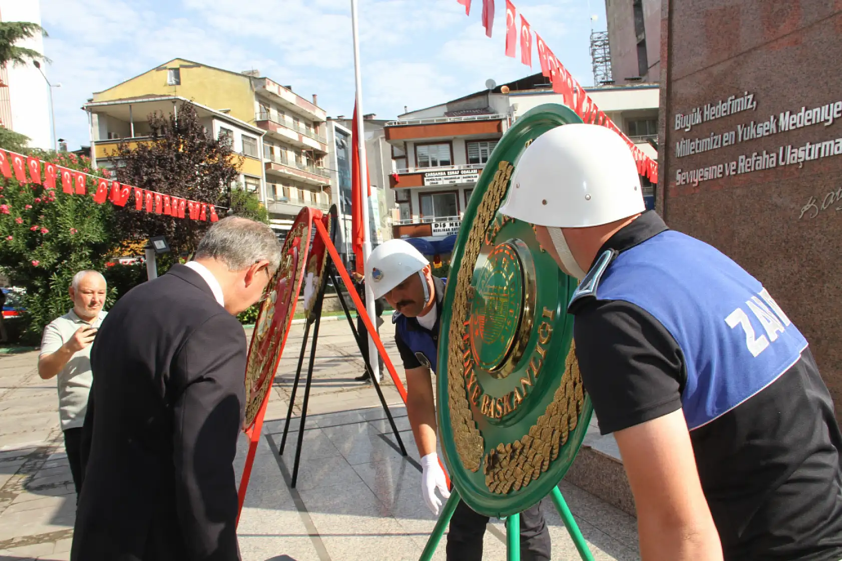 Çarşamba'da, Zafer Bayramı'nın 103. Yıl dönümü kutlandı