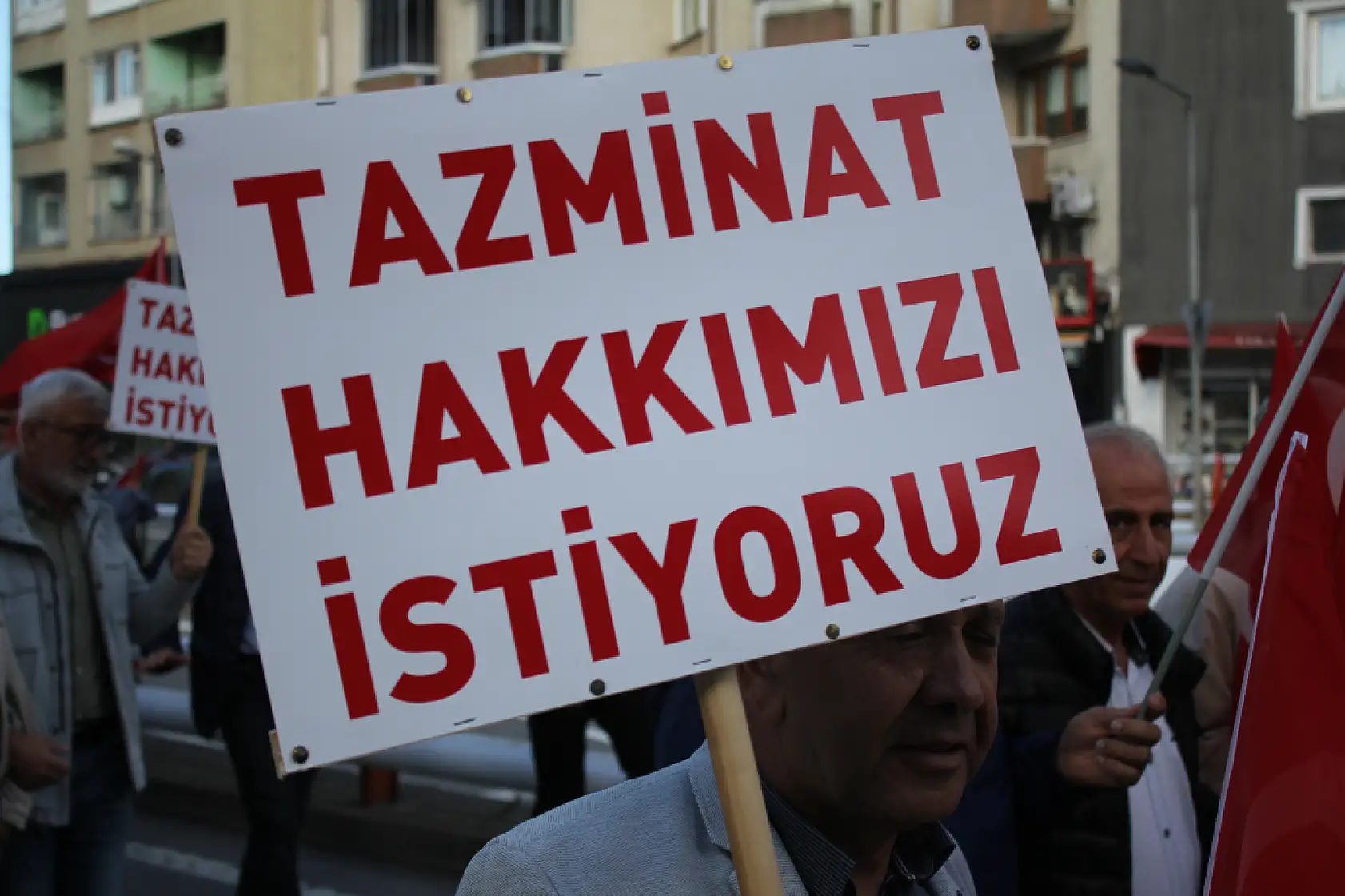 Emekli Astsubaylardan Samsun'da Hak Yürüyüşü 'Yaşarken de Değer Görmek İstiyoruz'