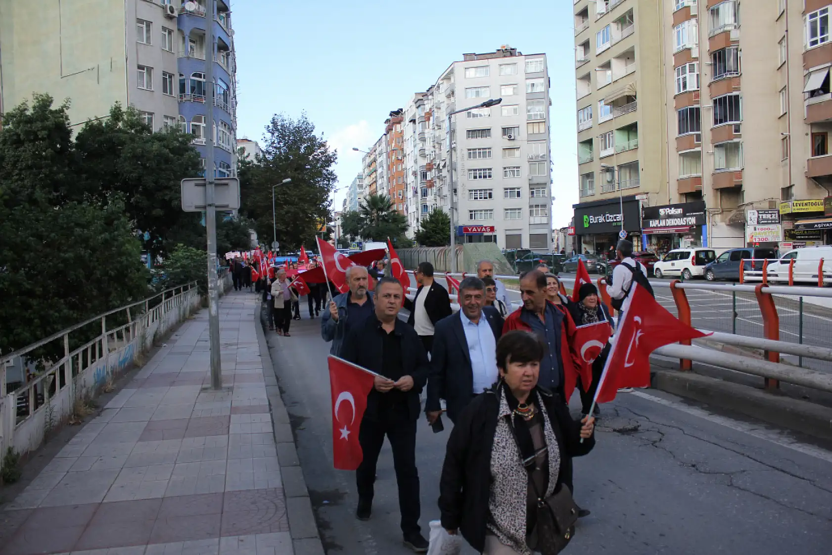 Emekli Astsubaylardan Samsun'da Hak Yürüyüşü 'Yaşarken de Değer Görmek İstiyoruz'