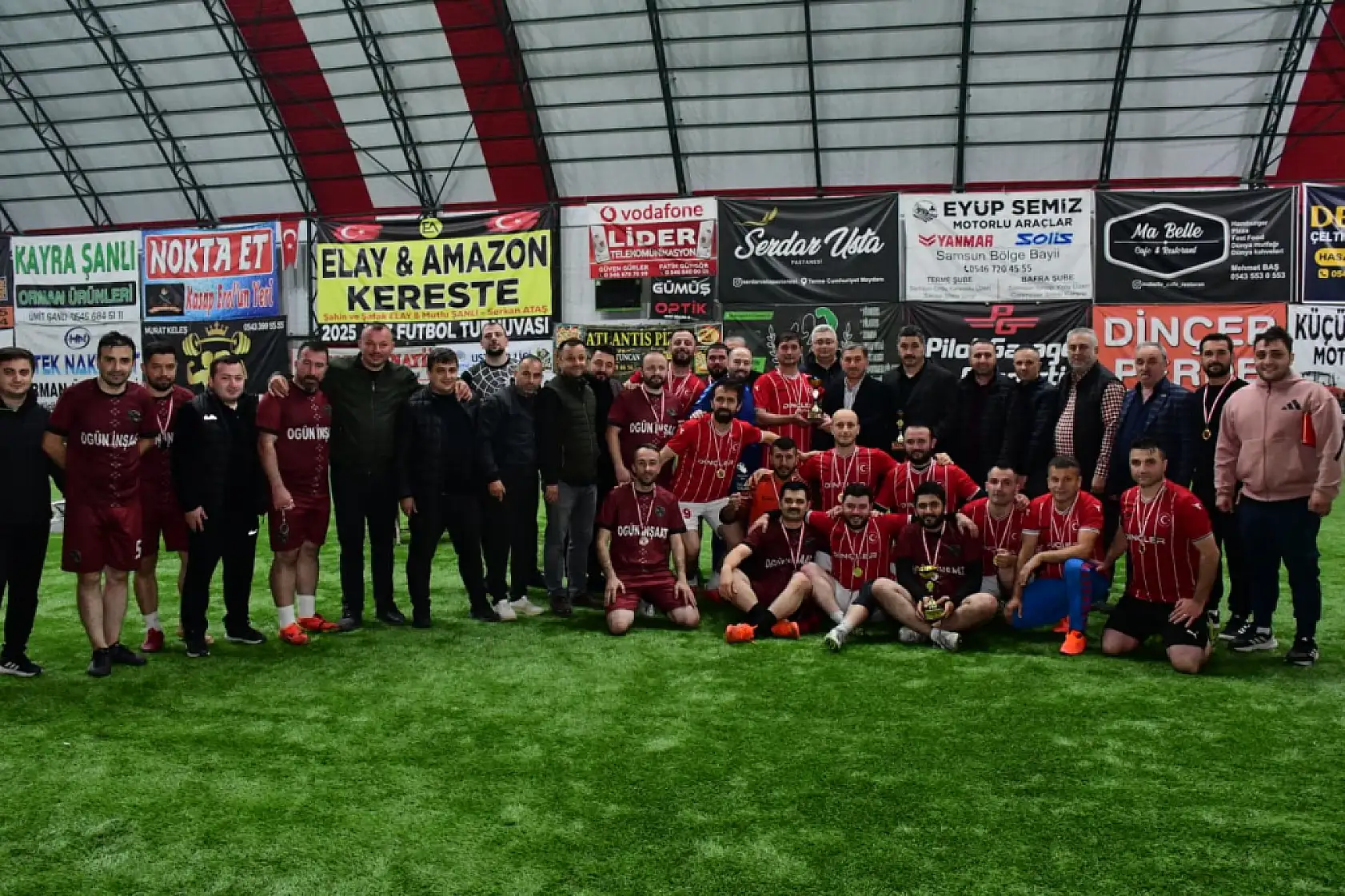 Terme'de spor, dayanışma ve vefa bir arada