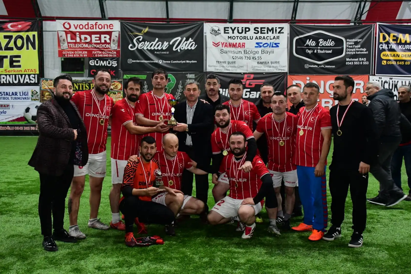 Terme'de spor, dayanışma ve vefa bir arada