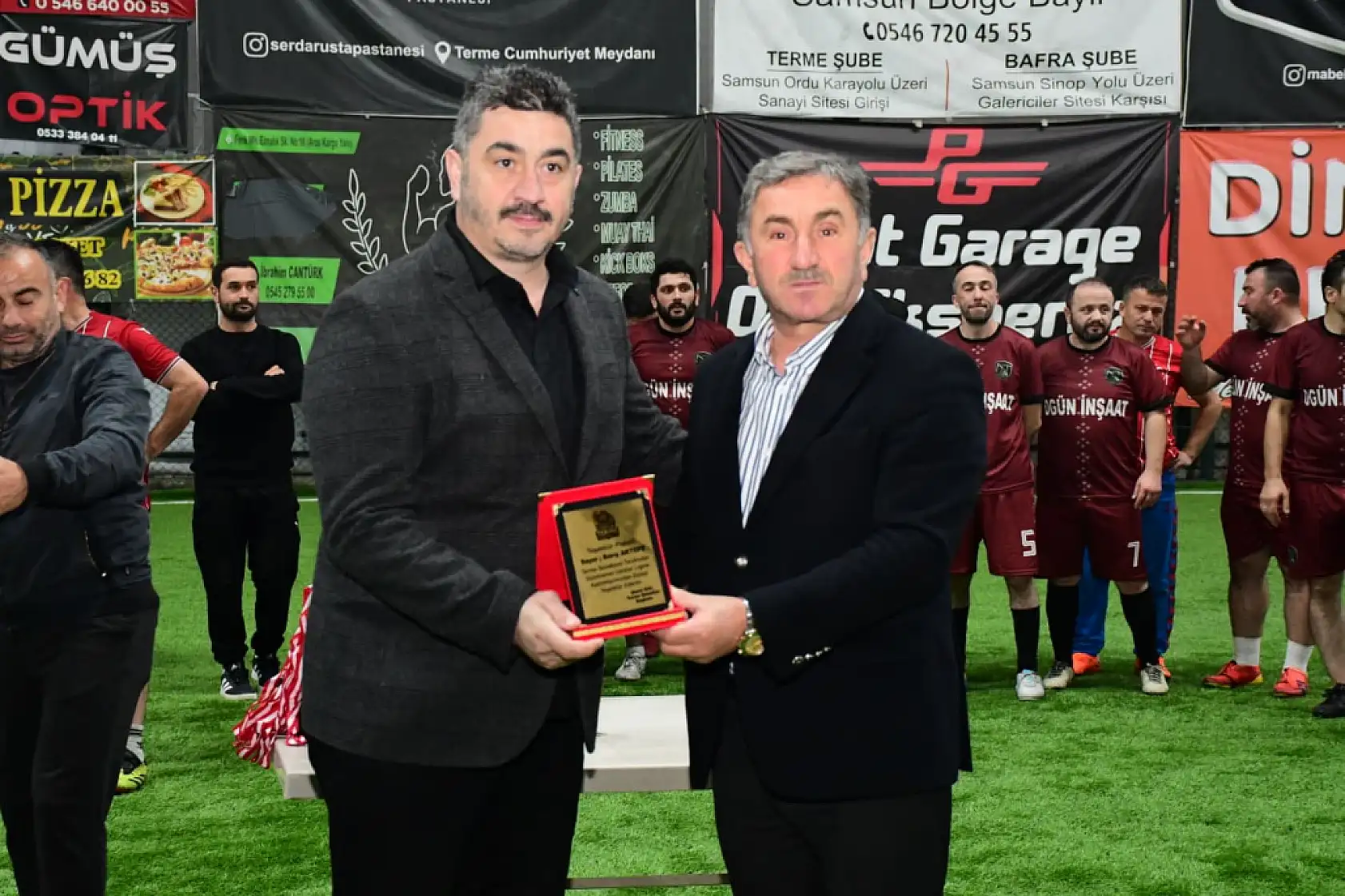 Terme'de spor, dayanışma ve vefa bir arada