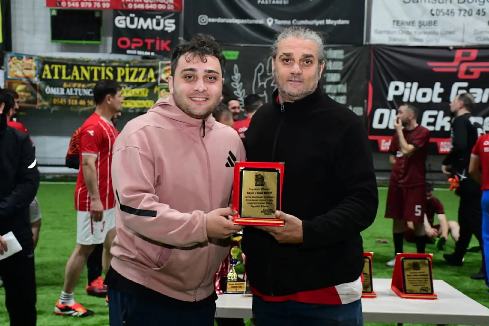 Terme'de spor, dayanışma ve vefa bir arada