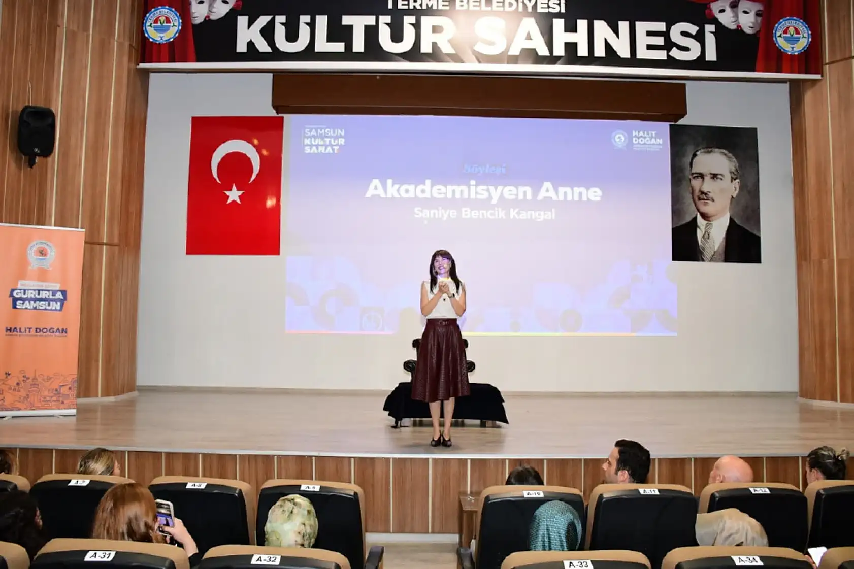 Terme'de 'Akademisyen Anne' söyleşisi düzenlendi