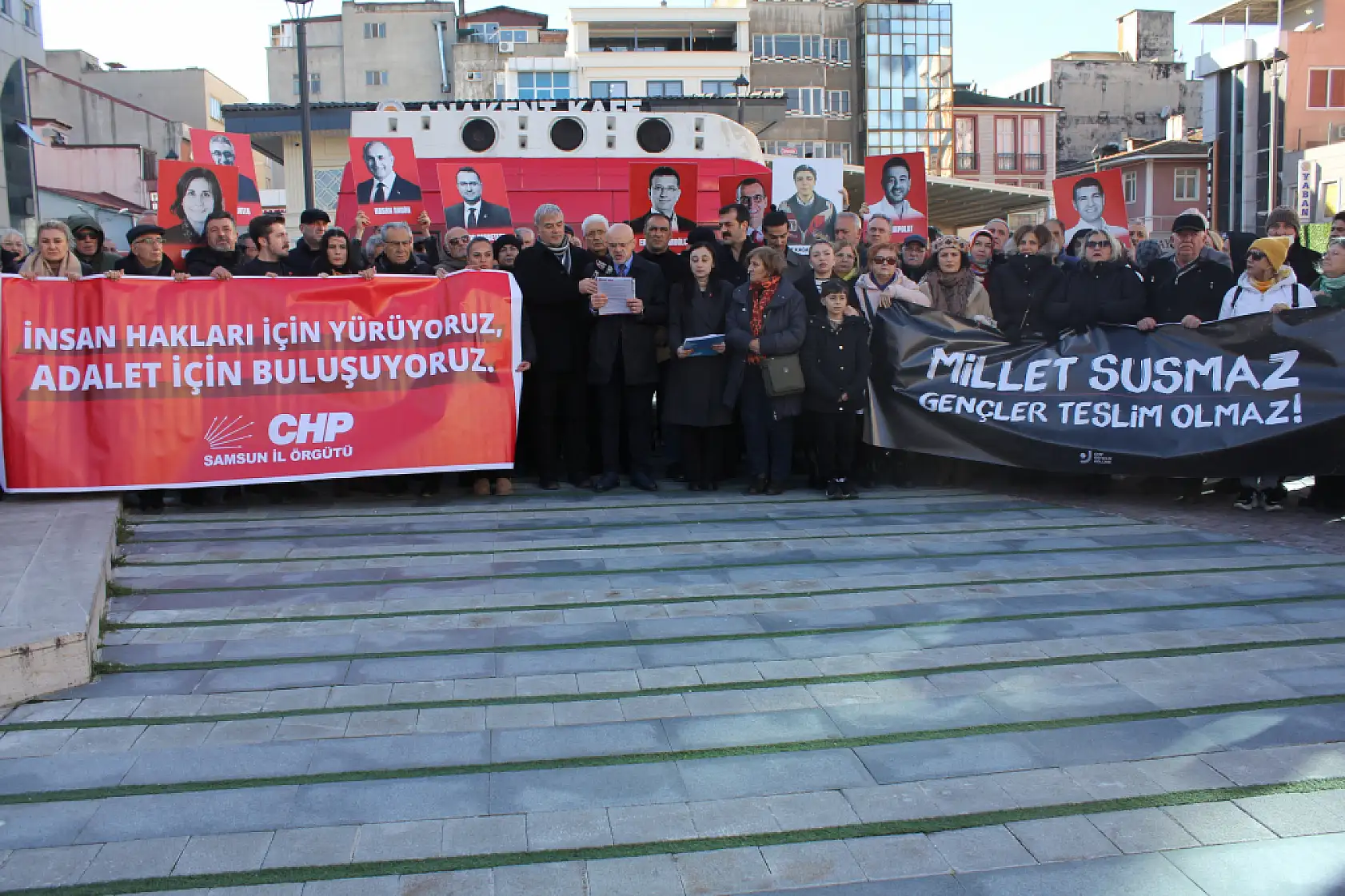 CHP Samsun'dan Sert Mesaj: 'Adalet Tutsak Edilemez, Sandık Gelecek!'