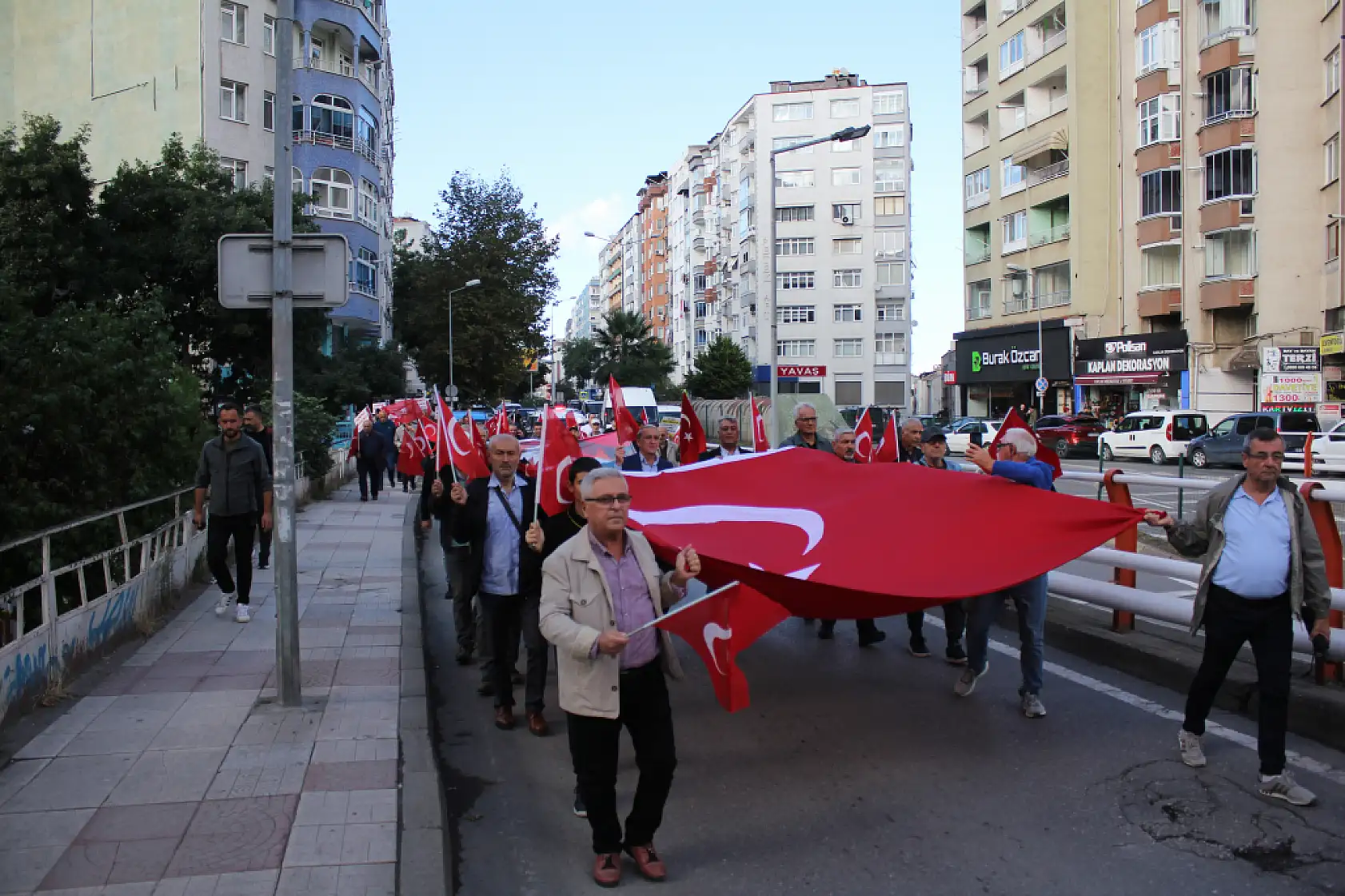Emekli Astsubaylardan Samsun'da Hak Yürüyüşü 'Yaşarken de Değer Görmek İstiyoruz'