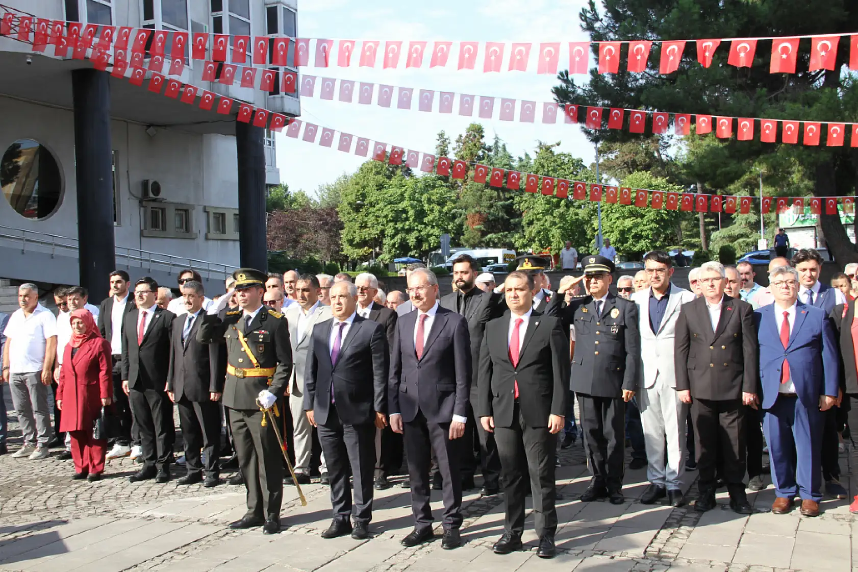 Çarşamba'da, Zafer Bayramı'nın 103. Yıl dönümü kutlandı