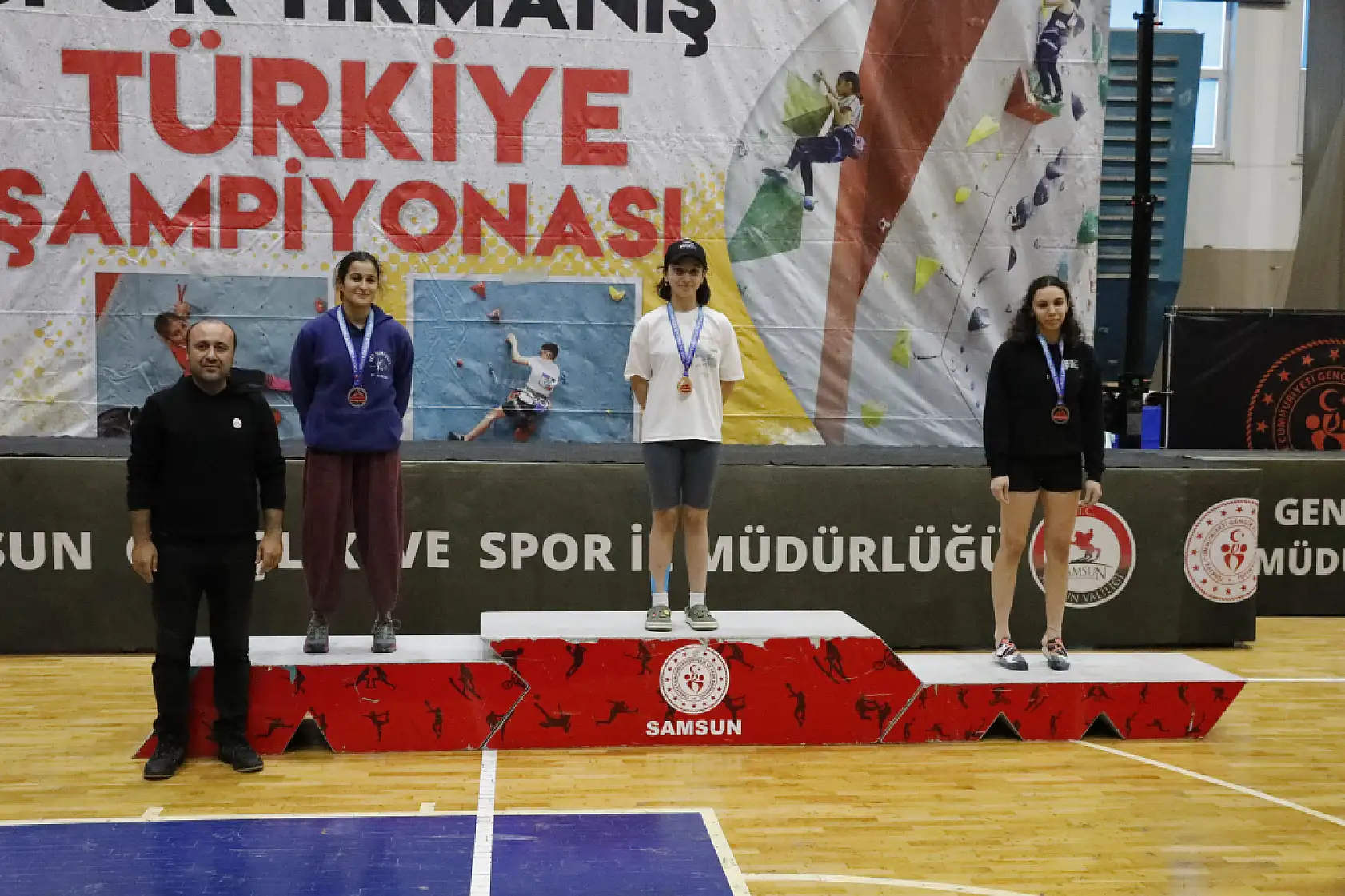 Spor Tırmanış Büyükler Türkiye Şampiyonası Samsun'da tamamlandı