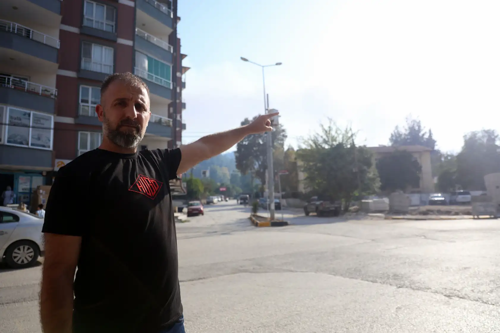 Türkiye - Suriye sınırının sıfır noktasında orman yangını