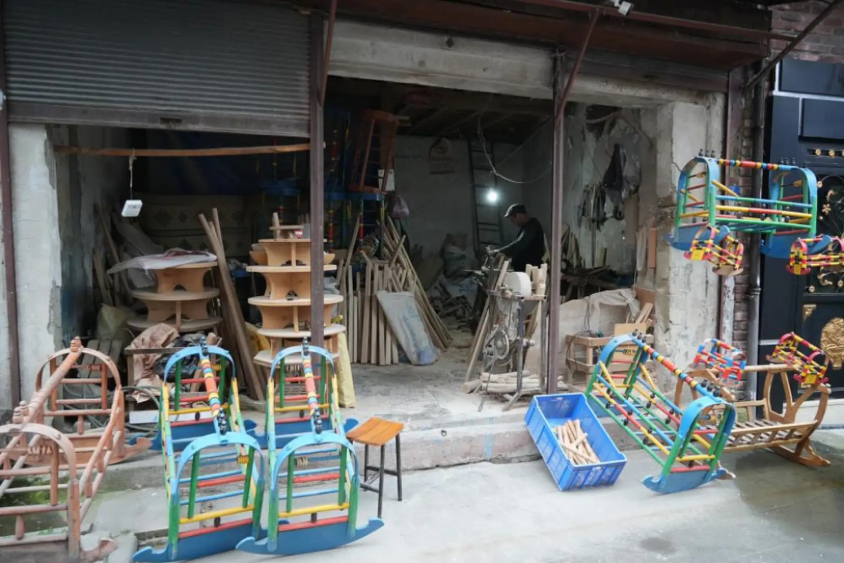 Çarşamba'da 78 yıllık ahşap beşik geleneği sürdürülüyor