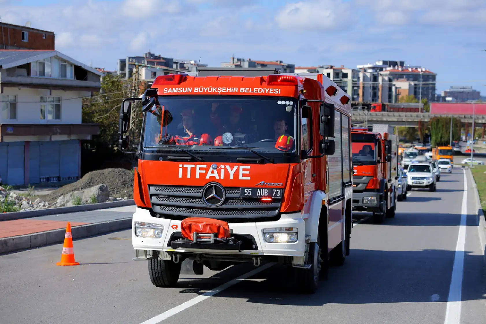 Samsun İtfaiyesi 2025'te Hayat Nöbetindeydi