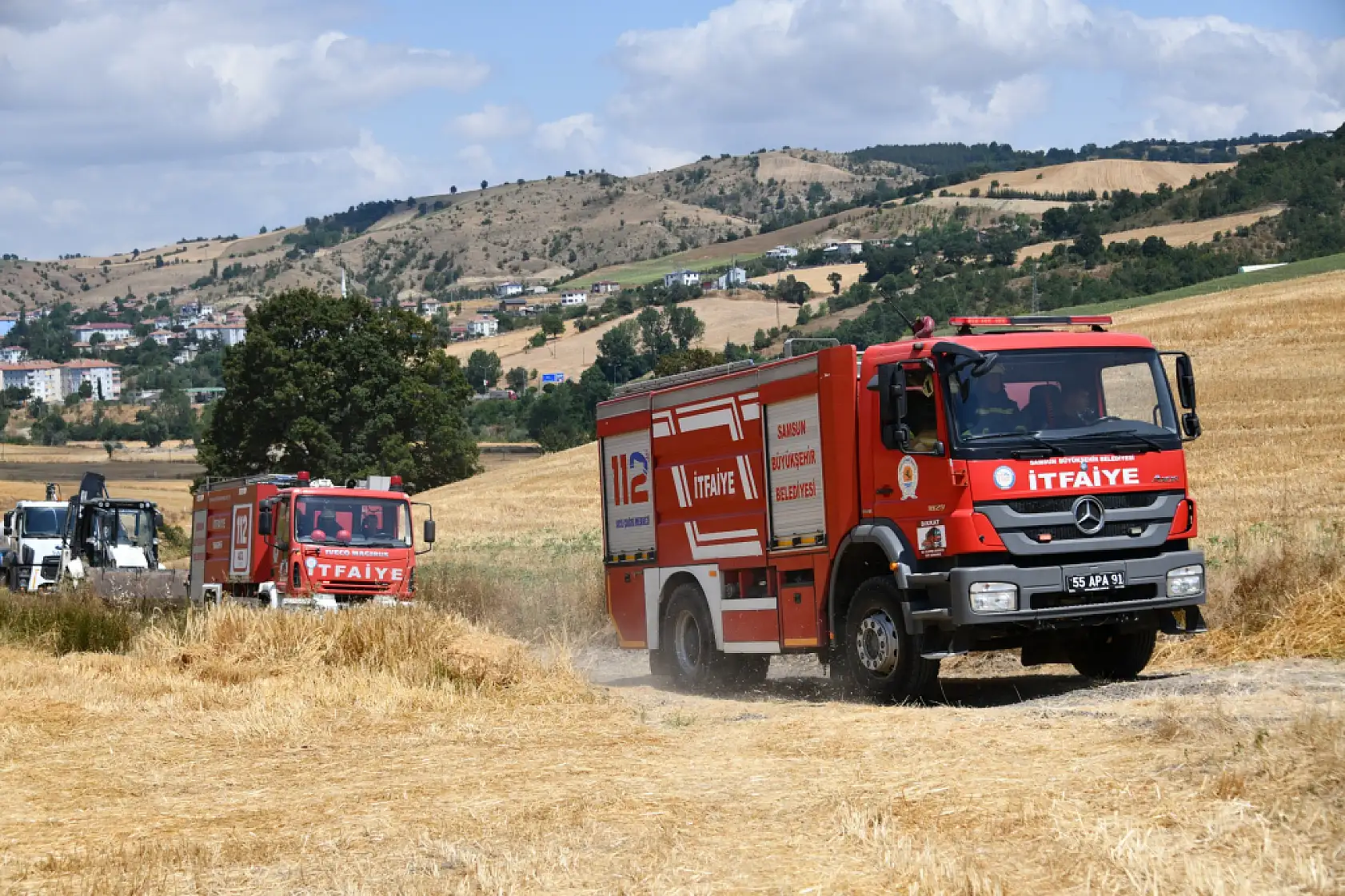 Samsun İtfaiyesi 2025'te Hayat Nöbetindeydi