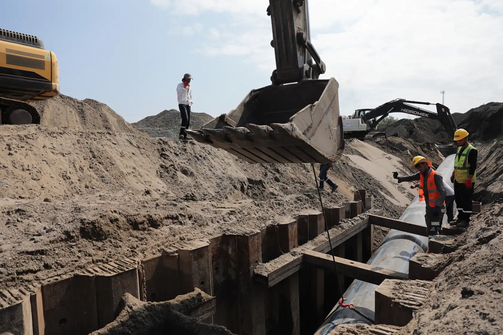 Atakum sahilinde altyapı güçleniyor