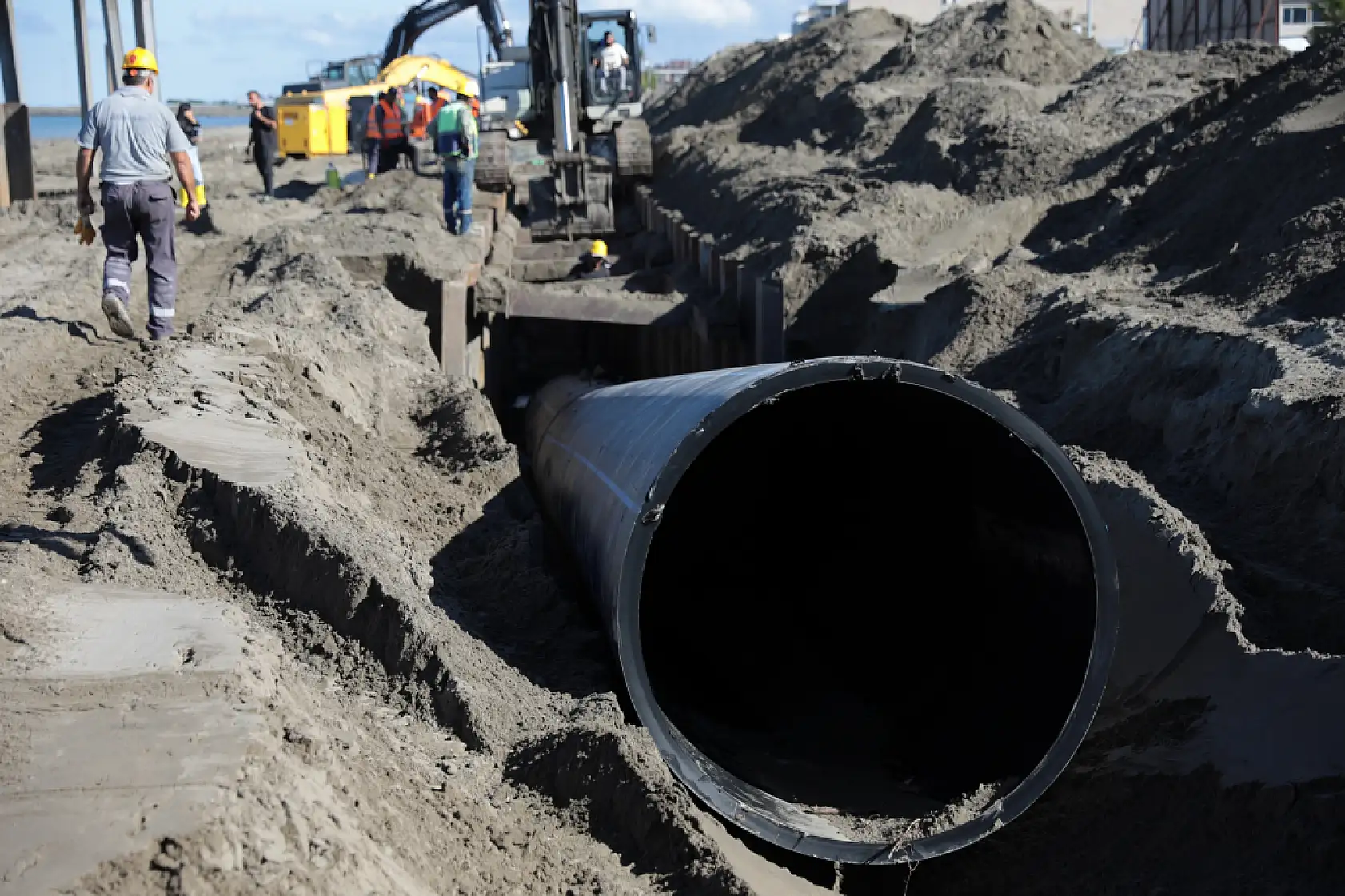 Atakum sahilinde altyapı güçleniyor