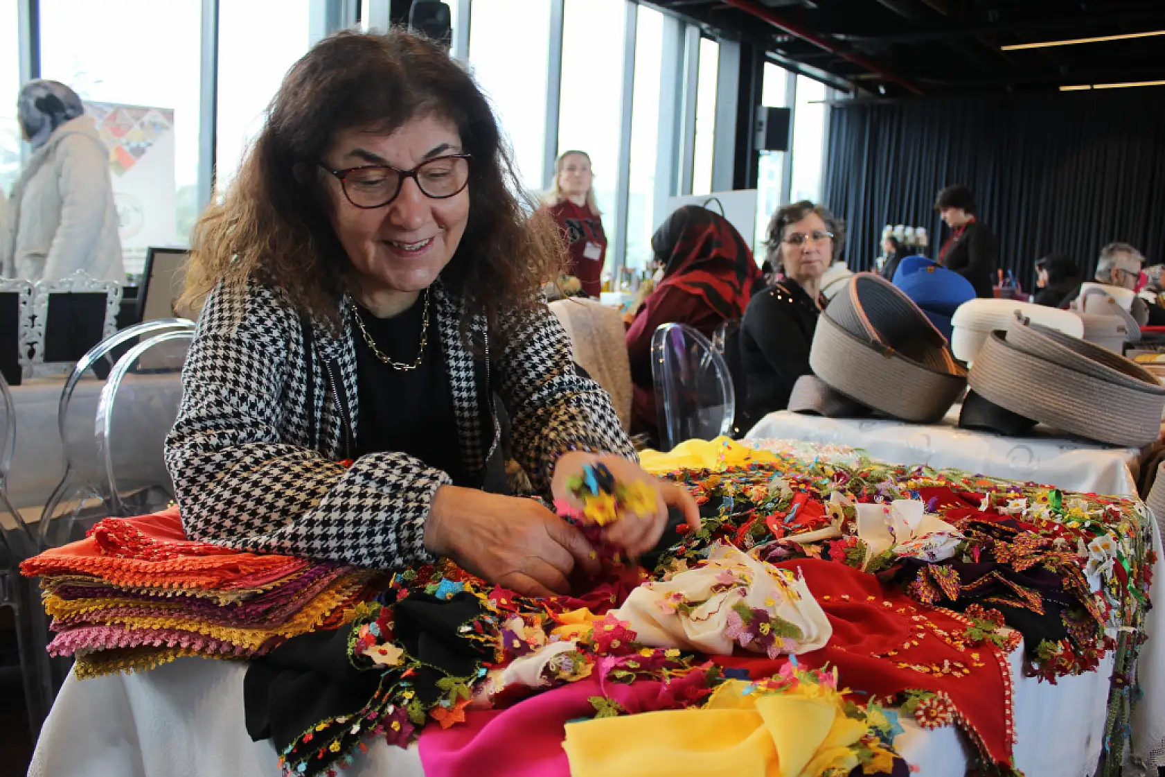 Samsun'da Evde Üreten Kadınlara Anlamlı Destek