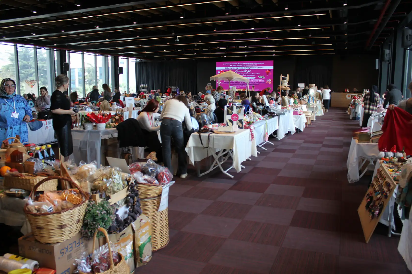 Samsun'da Evde Üreten Kadınlara Anlamlı Destek