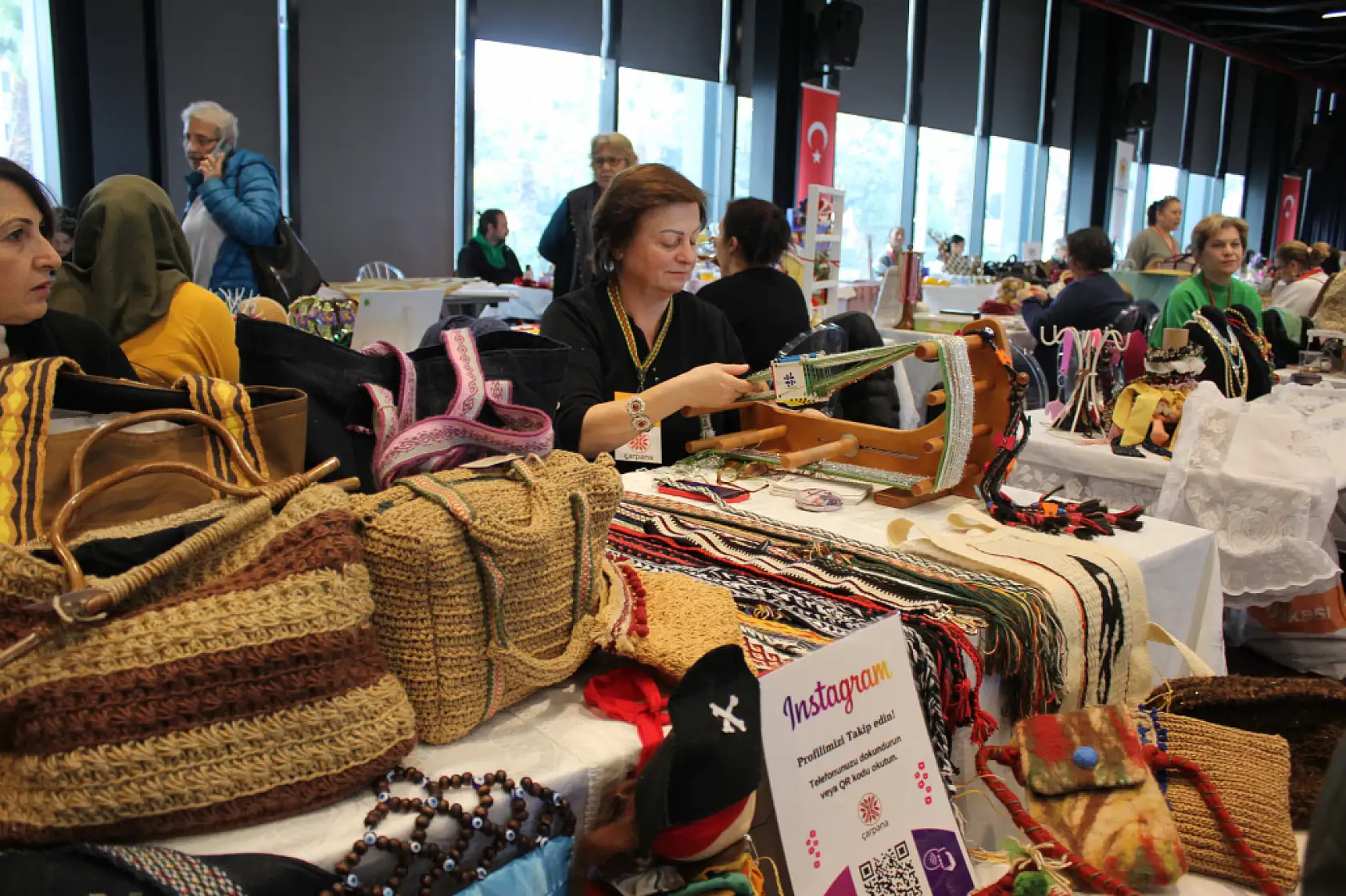 Samsun'da Evde Üreten Kadınlara Anlamlı Destek