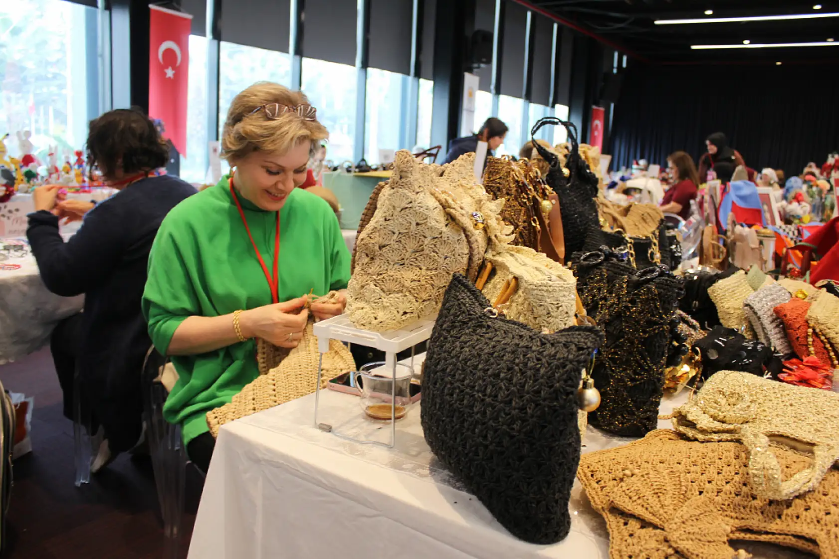 Samsun'da Evde Üreten Kadınlara Anlamlı Destek