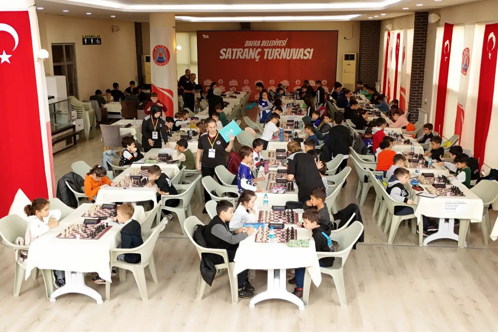 Satranç tutkunların adresi Bafra oldu