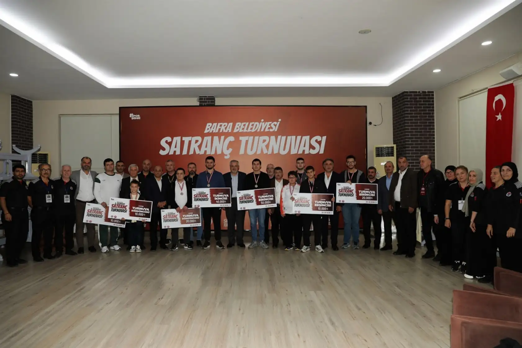 Satranç tutkunların adresi Bafra oldu