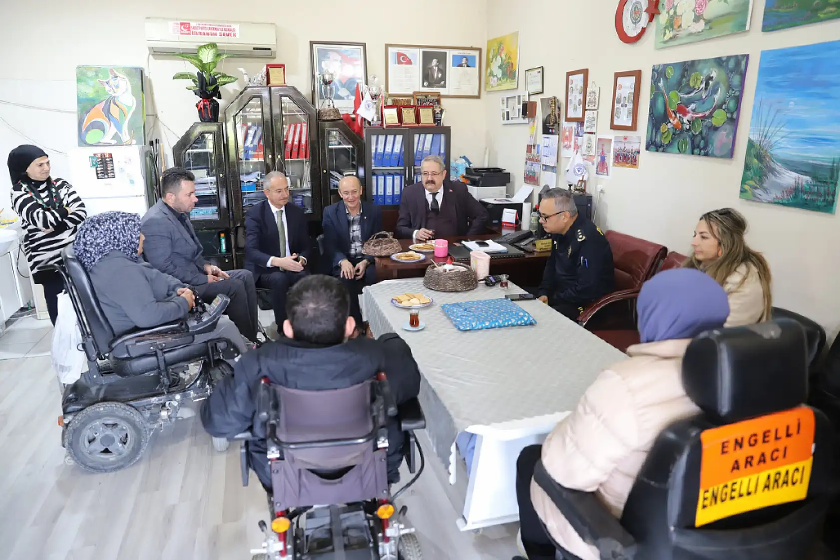 Çarşamba'da 3 Aralık Dünya Engelliler günü ziyareti