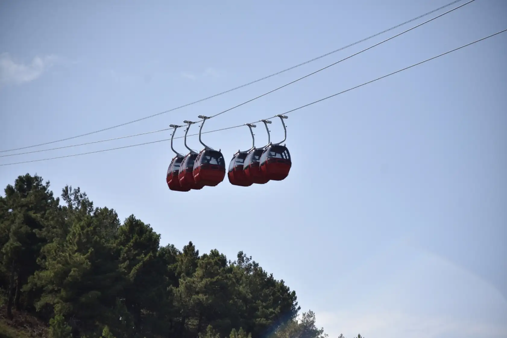 Amisos Teleferik Hattı'na Yoğun İlgi