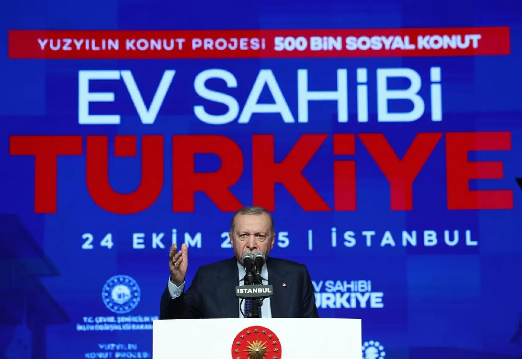 Cumhurbaşkanı Erdoğan 'Yüzyılın Konut Projesi'nin detaylarını açıkladı