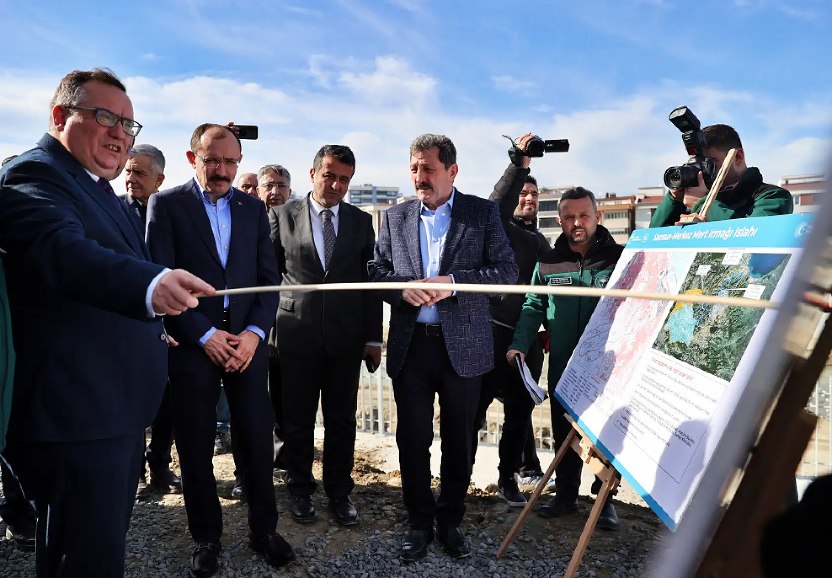 DSİ Genel Müdürü Balta Samsun'daki yatırımları inceledi