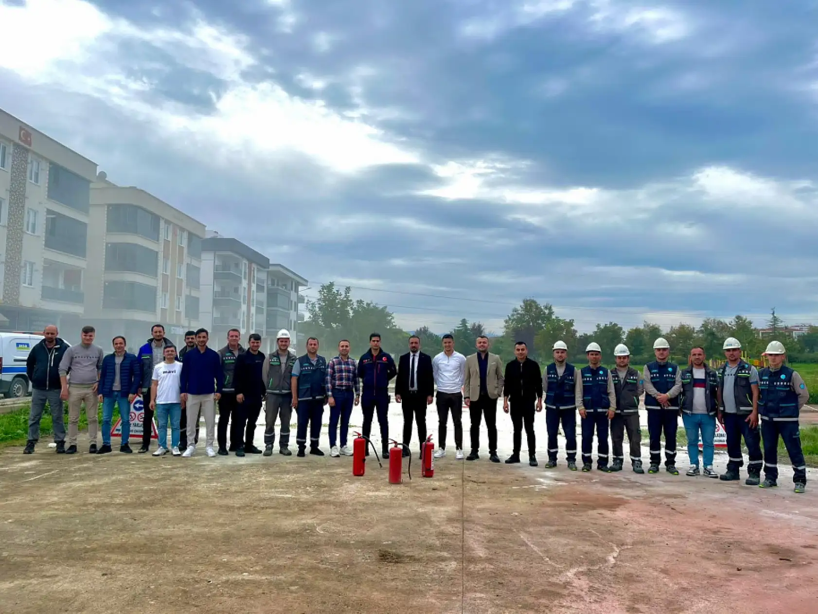 Çarşamba'da Yangın Alarmı! Tatbikat Nefes Kesti