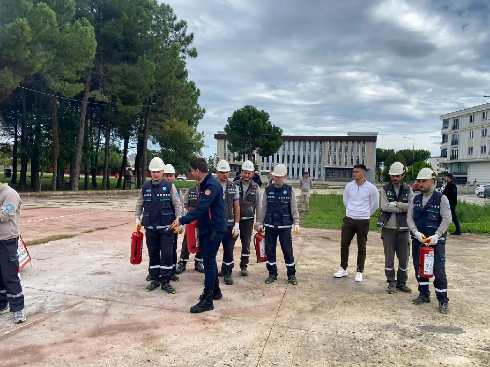 Çarşamba'da Yangın Alarmı! Tatbikat Nefes Kesti