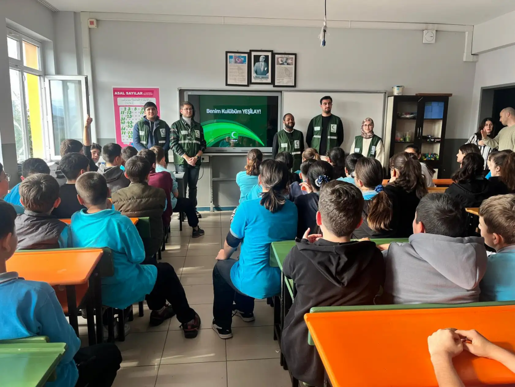 terme ortaokulunda 'benim kulübüm yeşilay' projesi uygulandı
