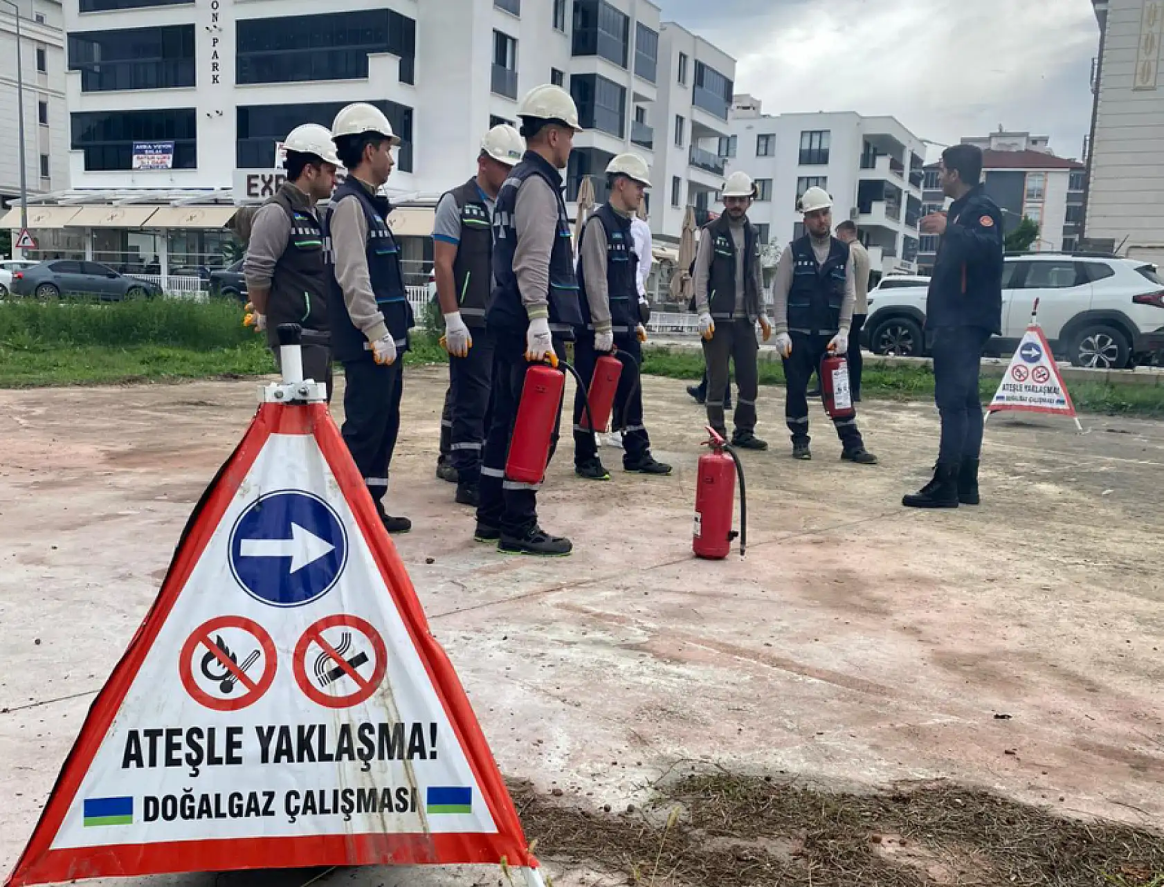 Çarşamba'da Yangın Alarmı! Tatbikat Nefes Kesti