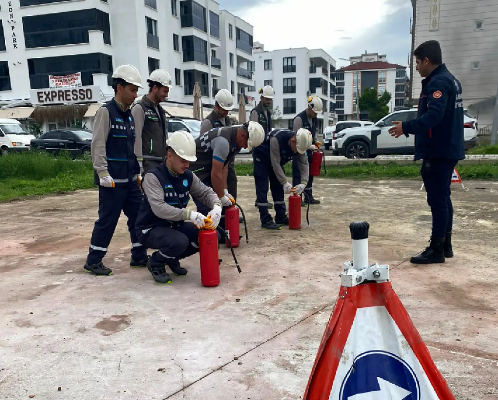 Çarşamba'da Yangın Alarmı! Tatbikat Nefes Kesti