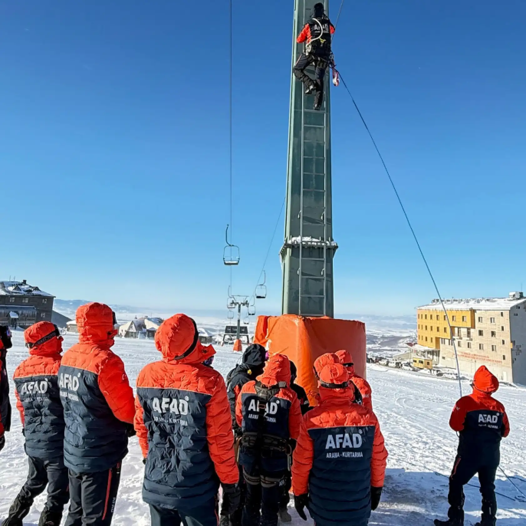 Samsun AFAD'dan kayak merkezinde arama kurtarma tatbikatı