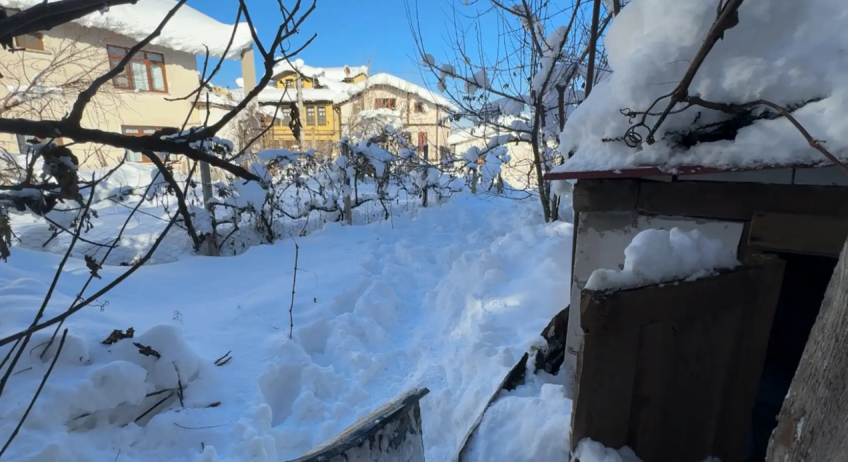 Karabük'te 80 yaşındaki bir kadın, evinin arka bahçesinde donmuş halde ölü bulundu