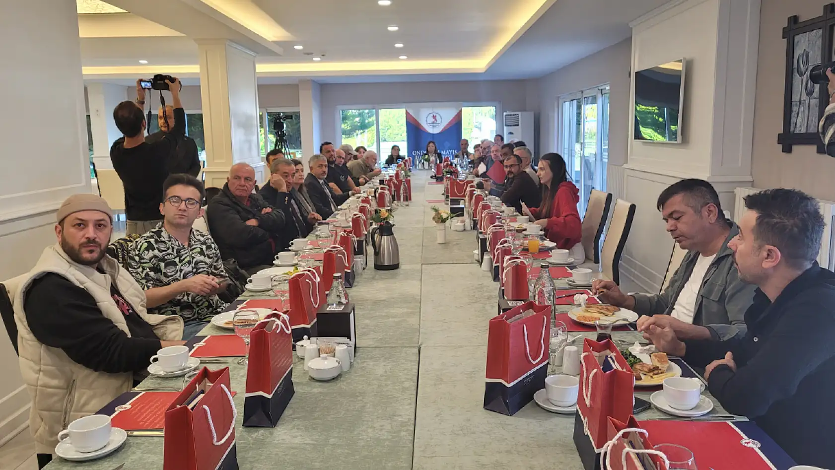 OMÜ Rektörü  Prof. Dr. Fatma Aydın basınla buluştu