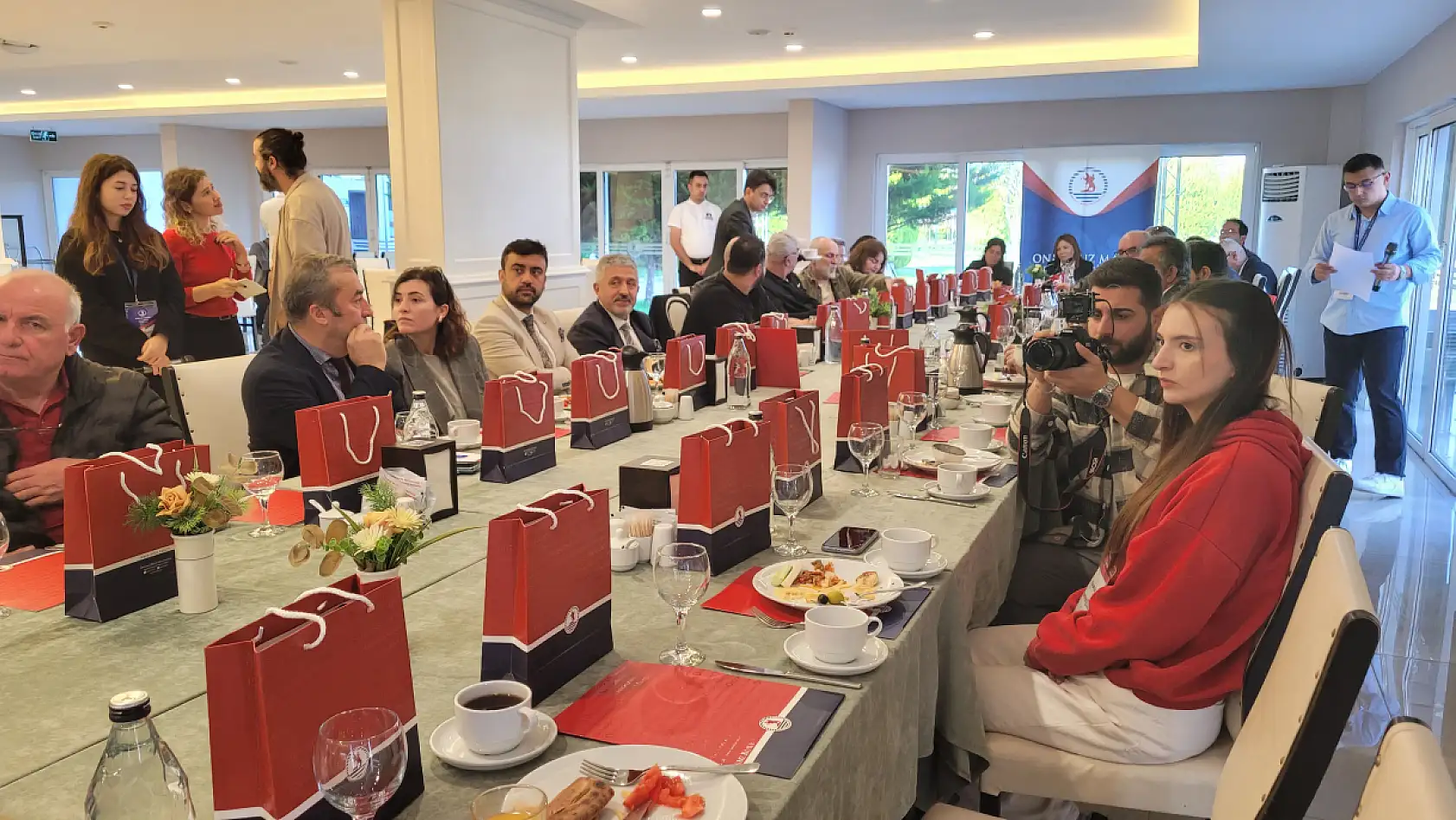 OMÜ Rektörü  Prof. Dr. Fatma Aydın basınla buluştu