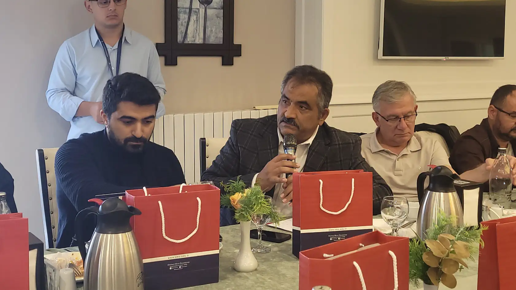 OMÜ Rektörü  Prof. Dr. Fatma Aydın basınla buluştu