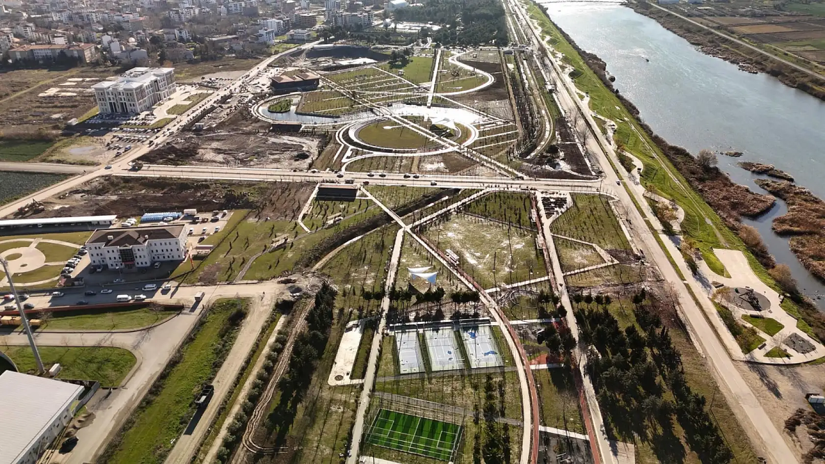 Bafra Millet Bahçesi Projesinde Sona Yaklaşıldı