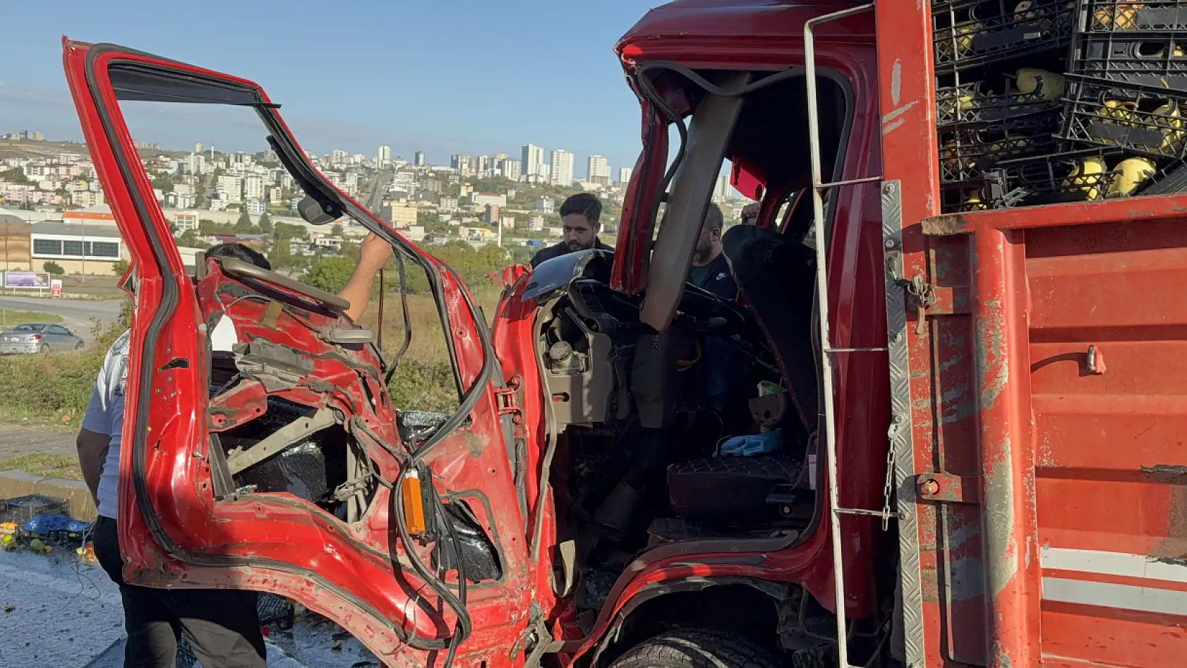 Samsun'da Ehliyetsiz Sürücü Kazaya Yol Açtı