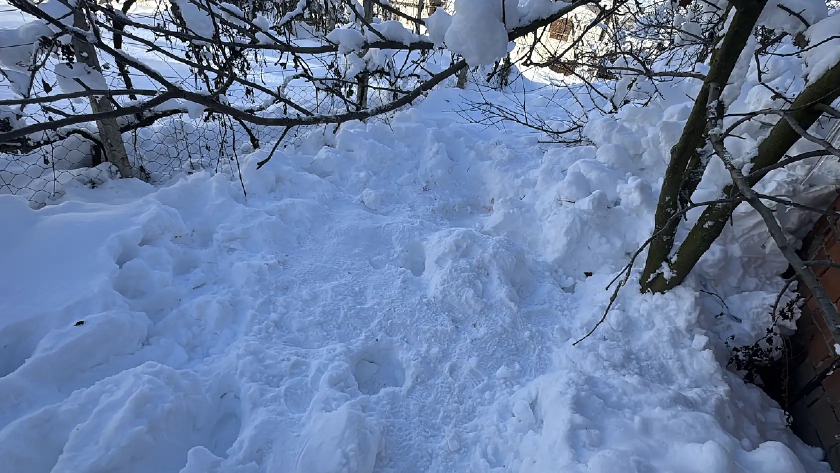Karabük'te 80 yaşındaki bir kadın, evinin arka bahçesinde donmuş halde ölü bulundu