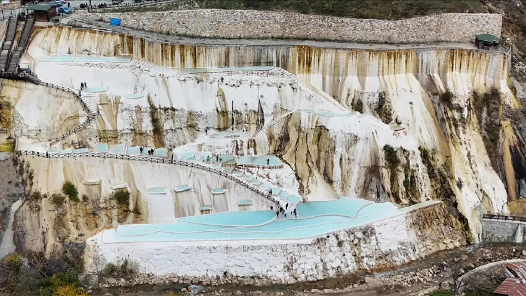 Göksu travertenlerine yoğun ilgi