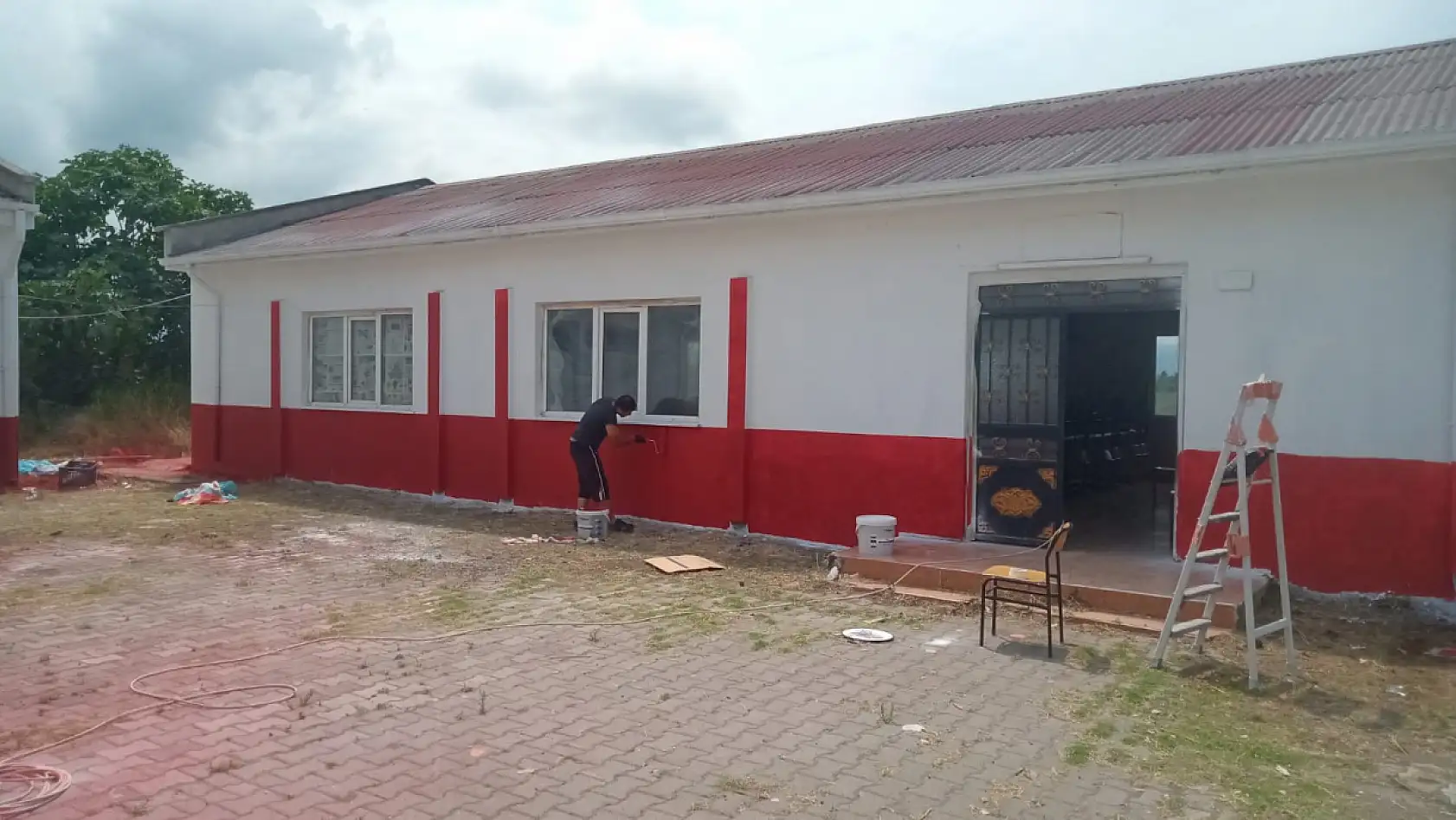 Çarşamba'da Ahubaba Ortaokulu Yenilendi