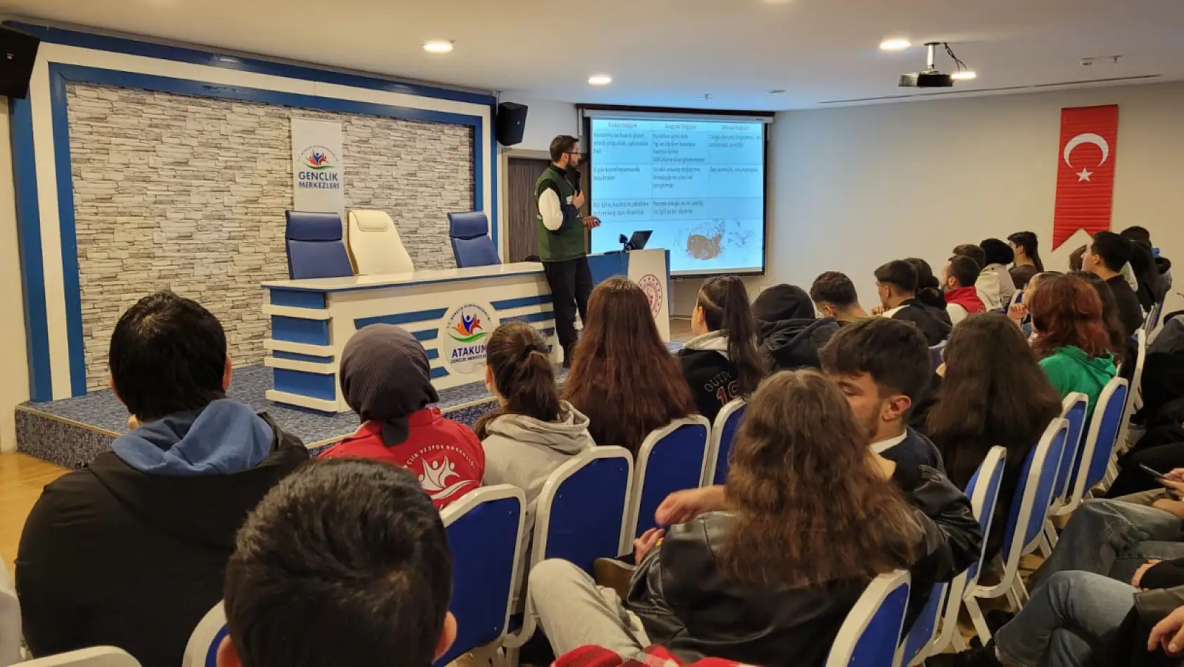 Yeşilay'dan gençlere bağımlılıkla mücadele semineri