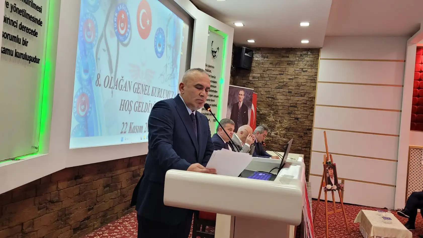 Türk Sağlık-Sen Samsun Şubesi 8. Olağan Genel Kurulu yapıldı